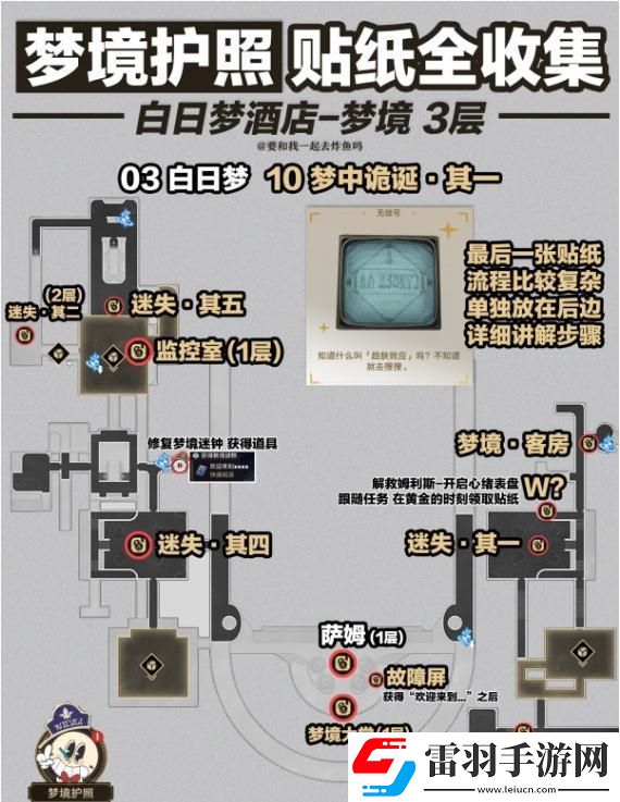 崩壞星穹鐵道夢境護照貼紙在哪