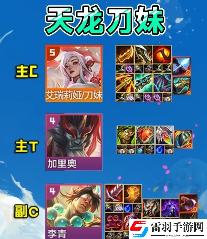 金鏟鏟之戰S11刀妹上分陣容推薦
