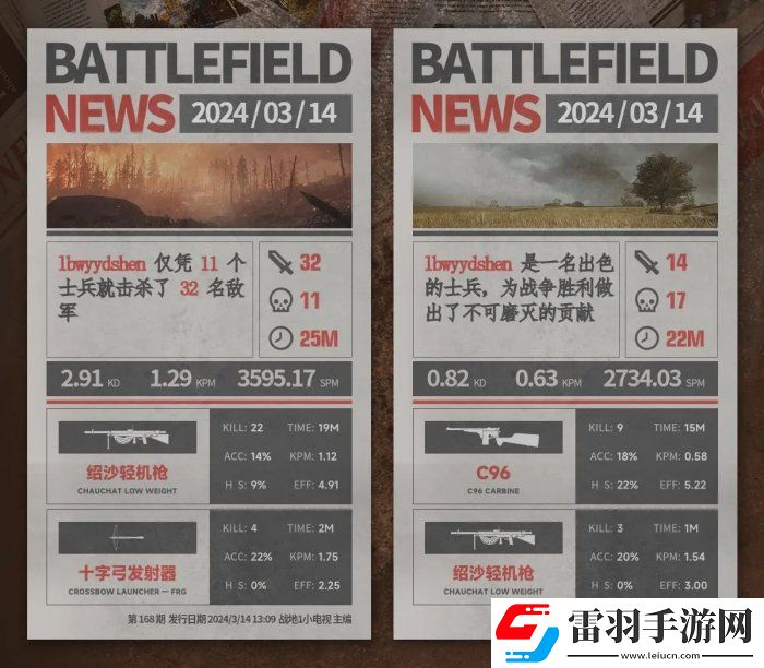戰地風云1支援兵武器怎么選