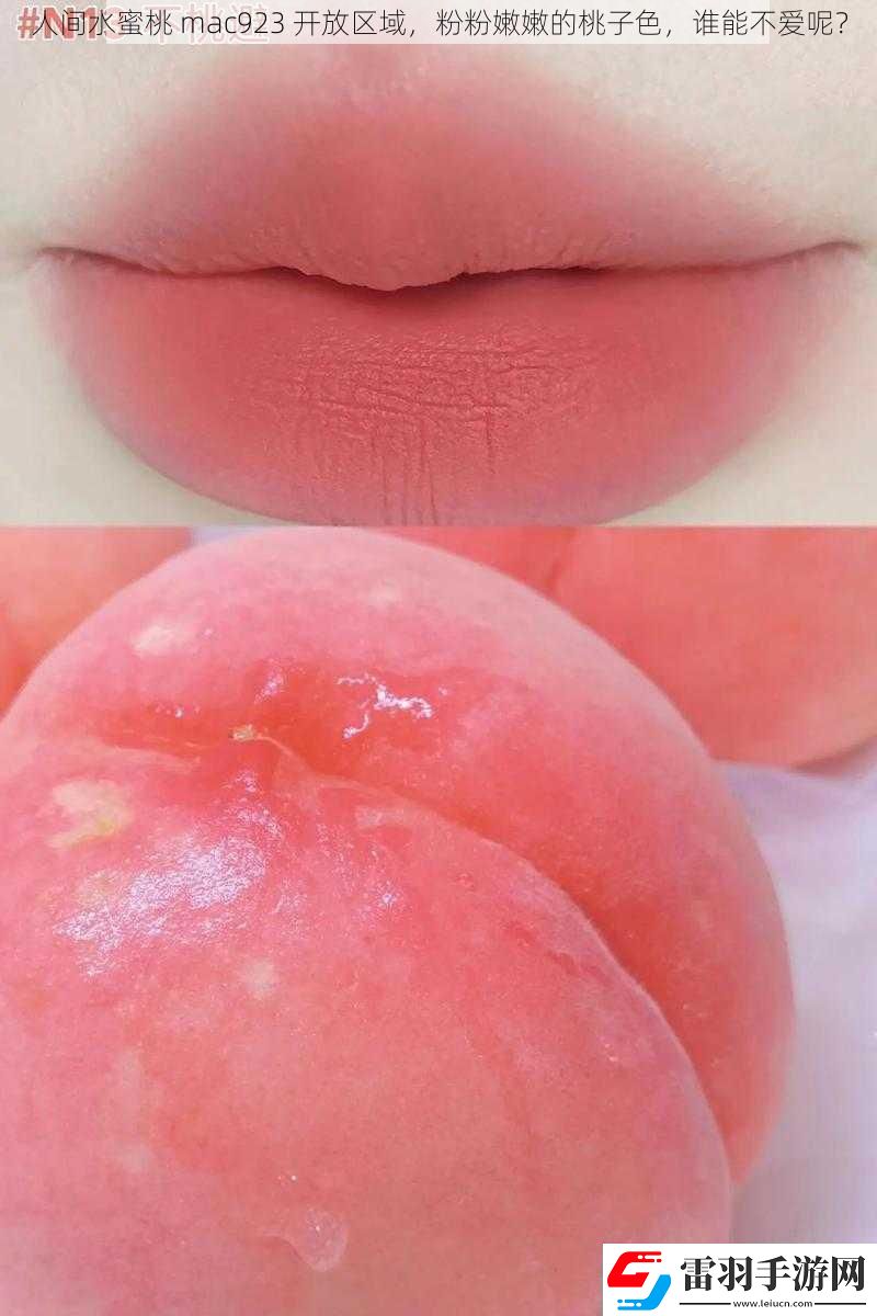 人間水蜜桃mac923開放區域粉粉嫩嫩的桃子色誰能不愛呢