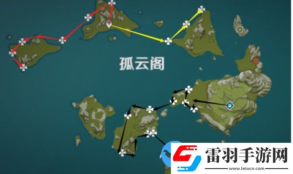 原神2.2版本星螺收集路線分享